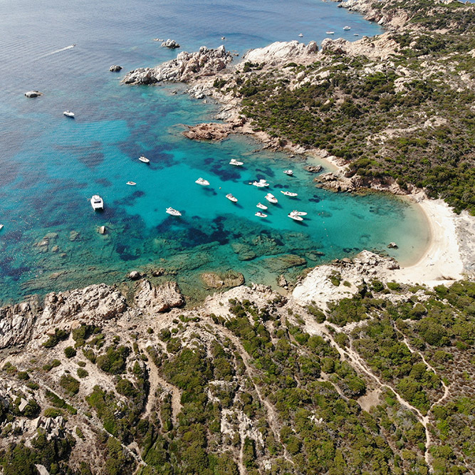 La-Maddalena-Archipel Luftaufnahme